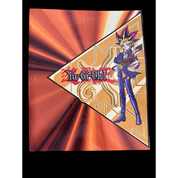 2002 Yu-Gi-Oh Paper Folder, Y2K Toys &‎ Shows School Supplies Collectibles - Picture 1 of 4
